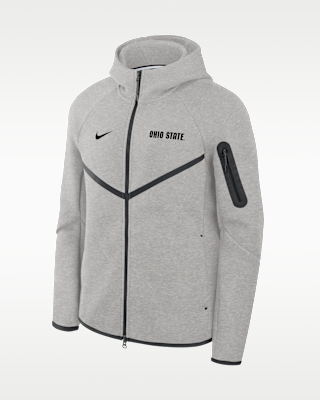 ジャケット・アウター Nike Tech Fleece Trench Jacket Ohio State Tech Fleece Men's Nike College Full-Zip Hooded Jacket